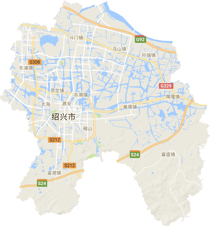 越城区电子地图
