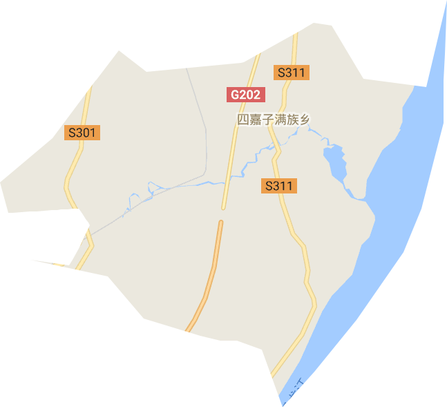 四嘉子乡电子地图