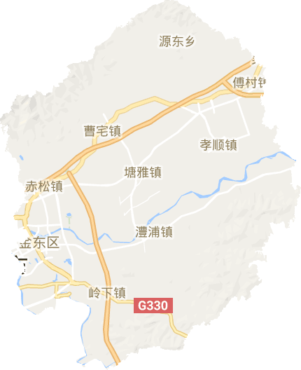 金东区电子地图