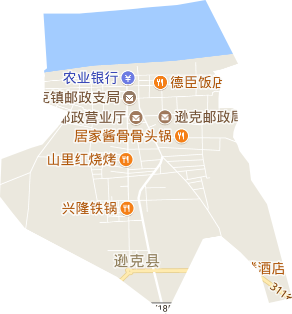 奇克街道电子地图