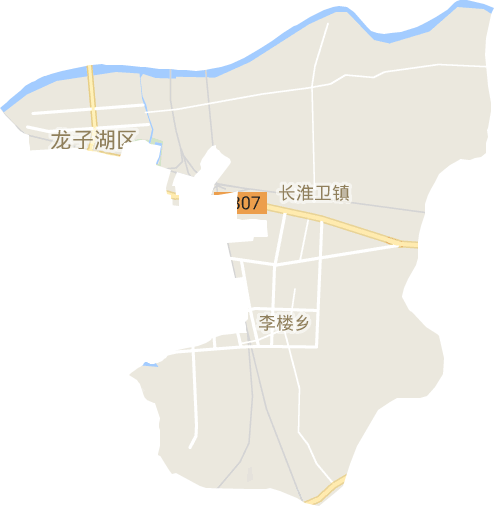 龙子湖区电子地图