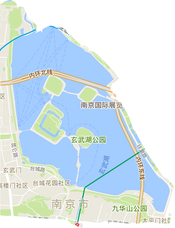 玄武门街道电子地图