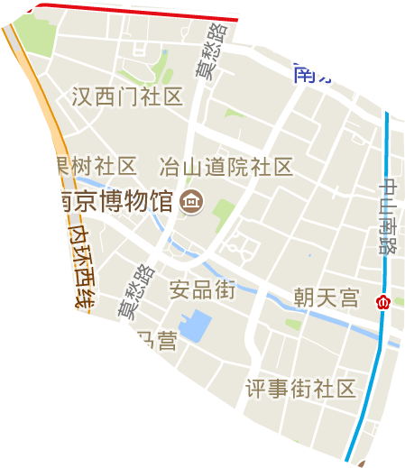 朝天宫街道电子地图