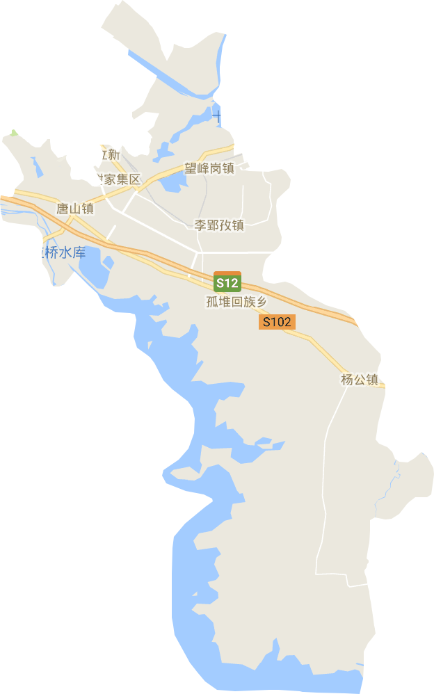 谢家集区电子地图