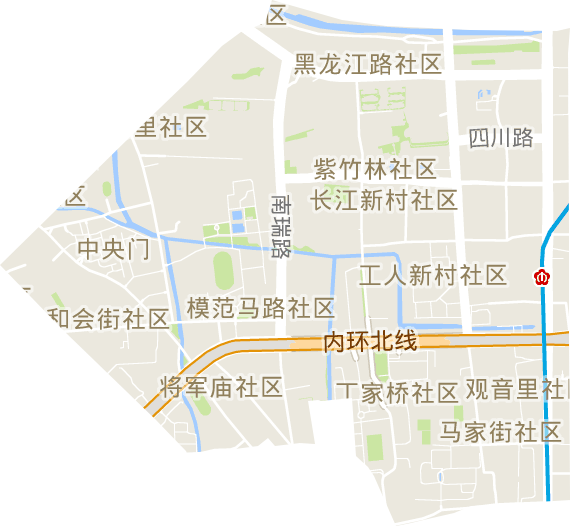中央门街道电子地图