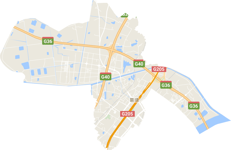 葛塘街道电子地图