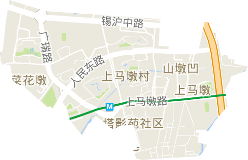 上马墩街道电子地图