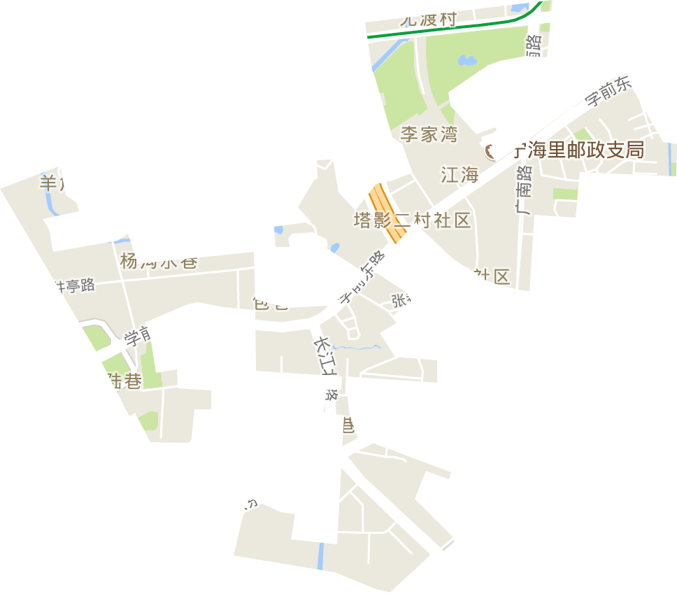 江海街道电子地图