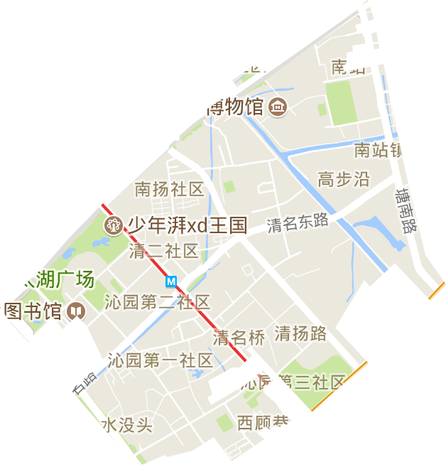 清名桥街道电子地图