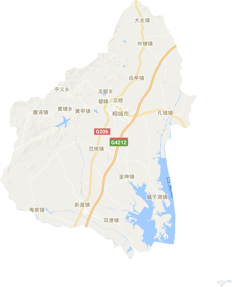 桐城市电子地图