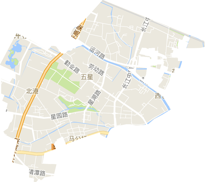 五星街道电子地图