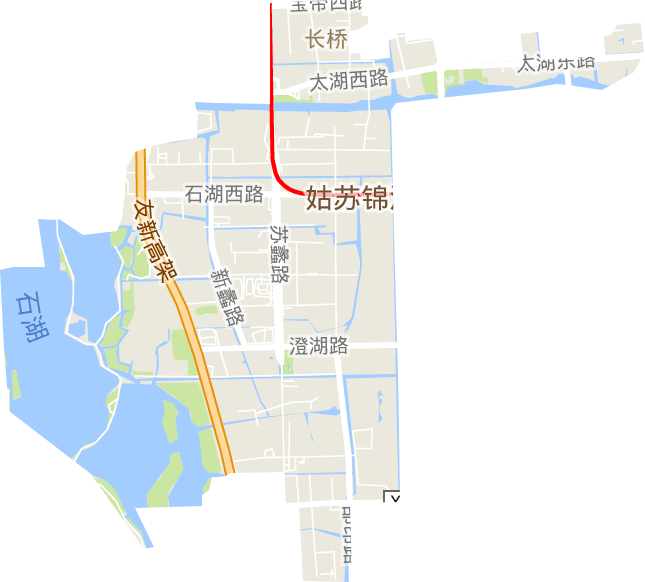 长桥街道电子地图