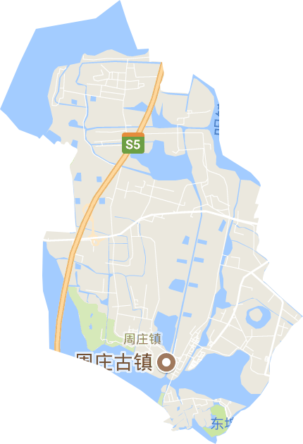 周庄镇电子地图