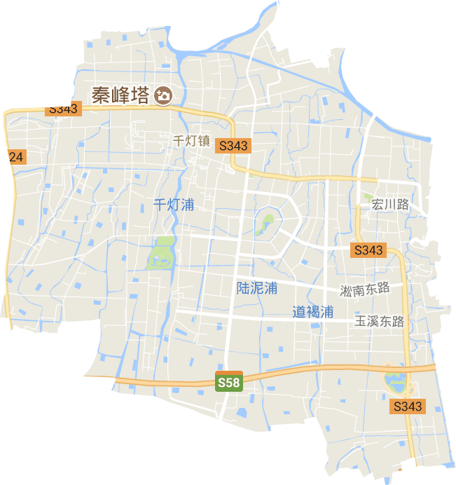 千灯镇电子地图