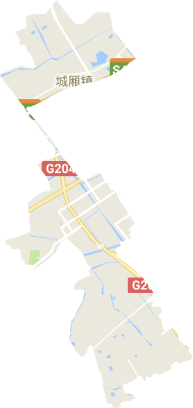 城厢镇电子地图
