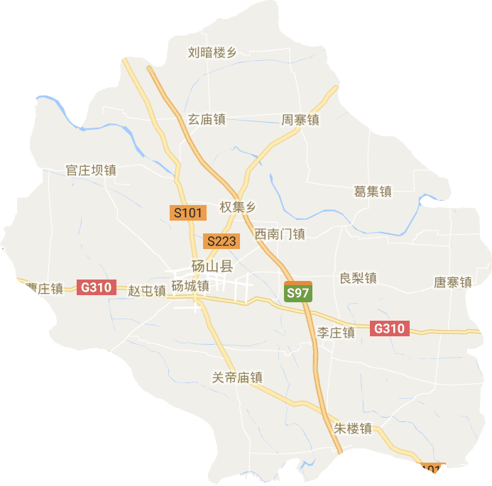 砀山县电子地图