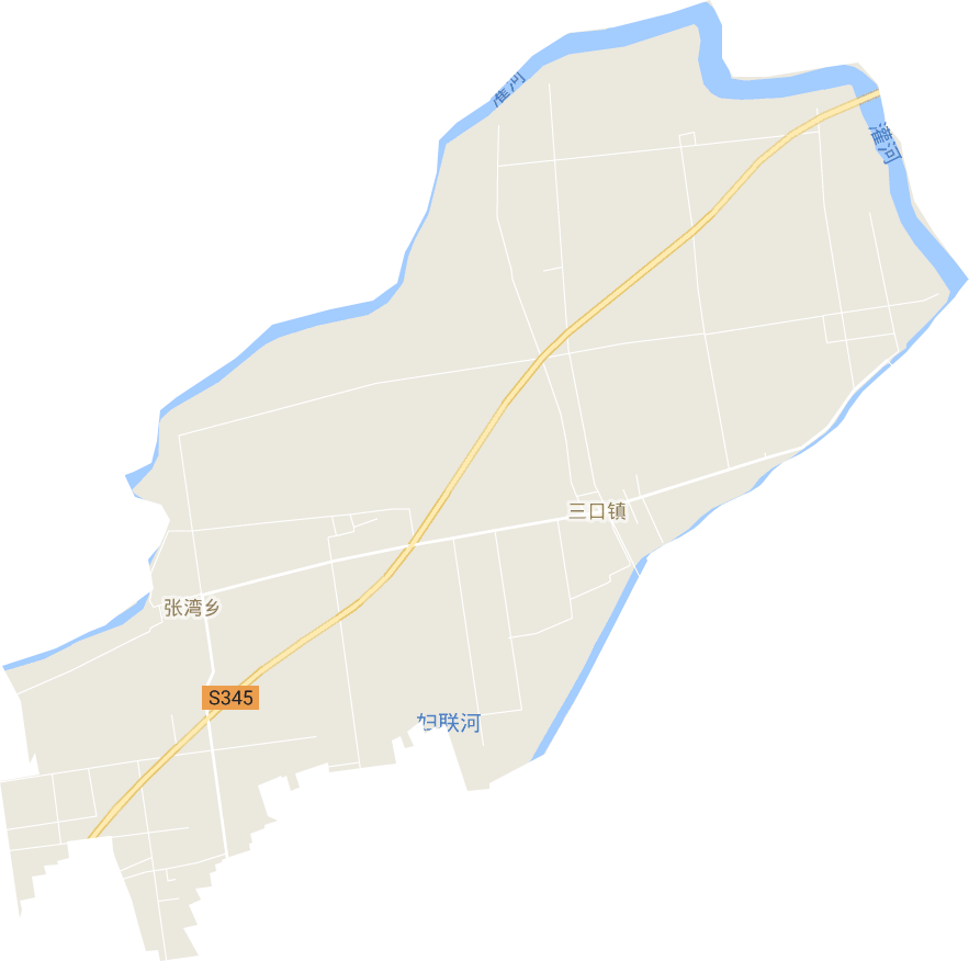 三口镇电子地图