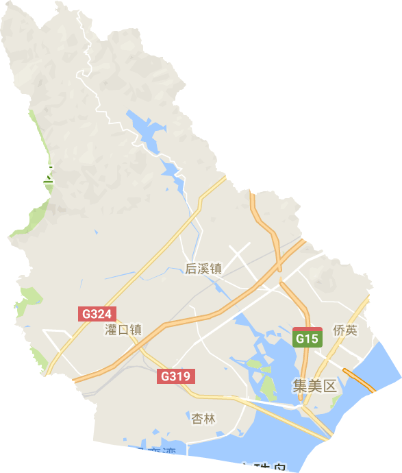 集美区电子地图