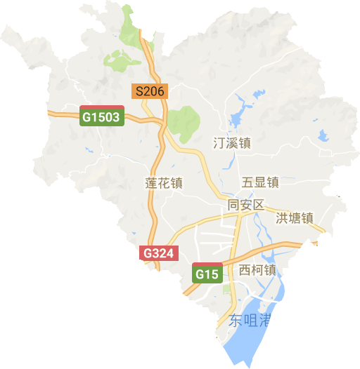 同安区电子地图