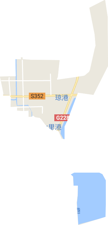 沿海经济区电子地图