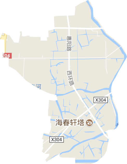 西溪景区电子地图