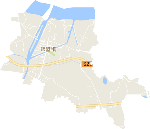 谏壁街道电子地图