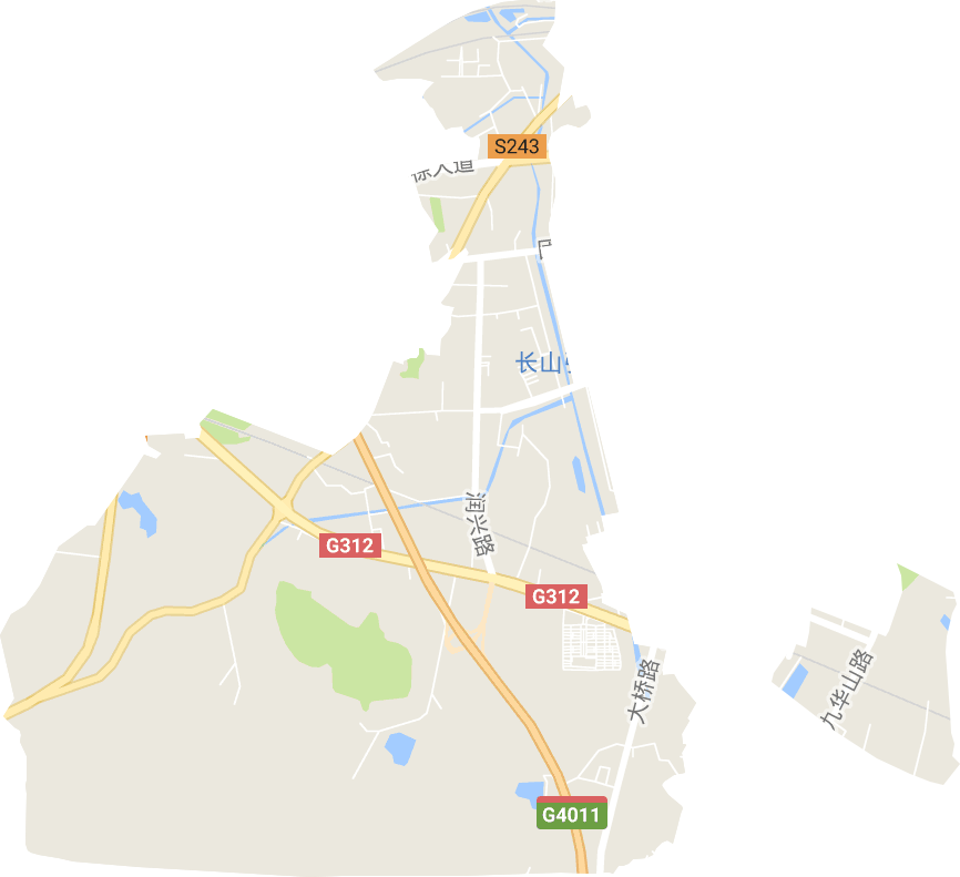 蒋乔街道电子地图