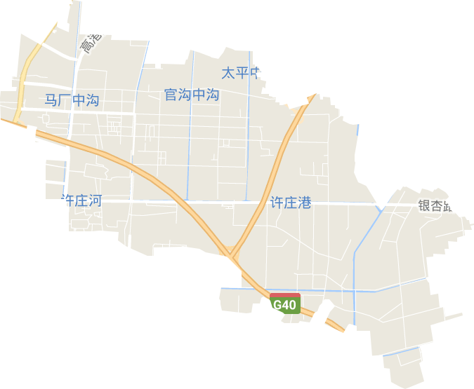 许庄街道电子地图