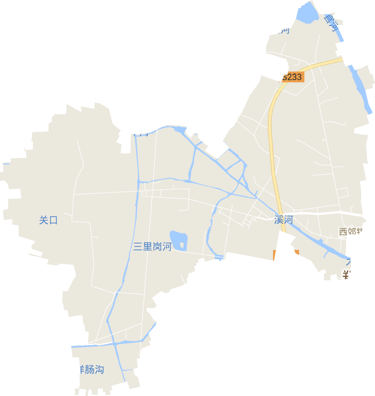 西郊镇电子地图