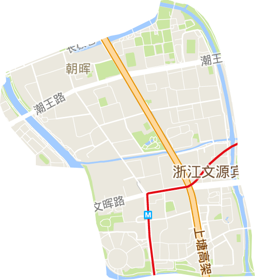 朝晖街道电子地图
