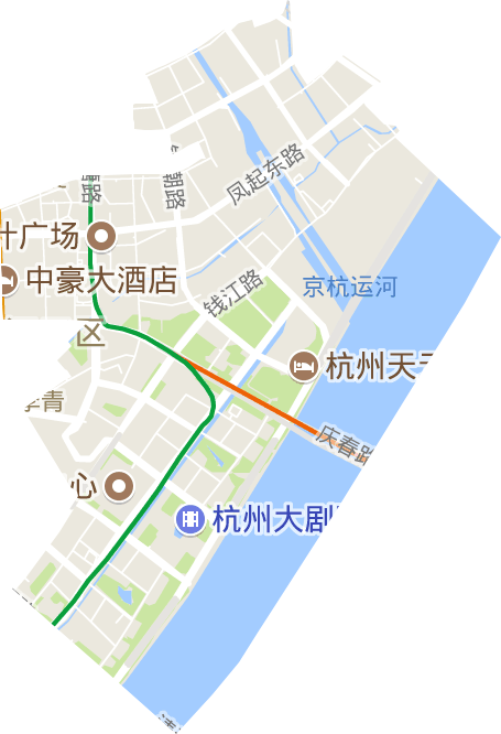 四季青街道电子地图