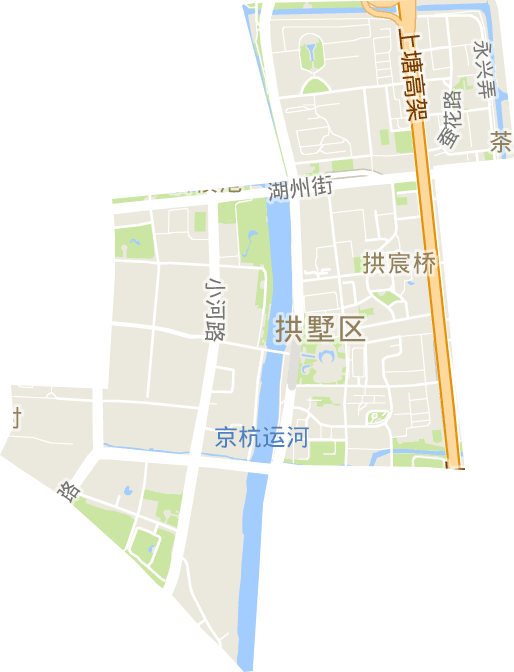 拱宸桥街道电子地图