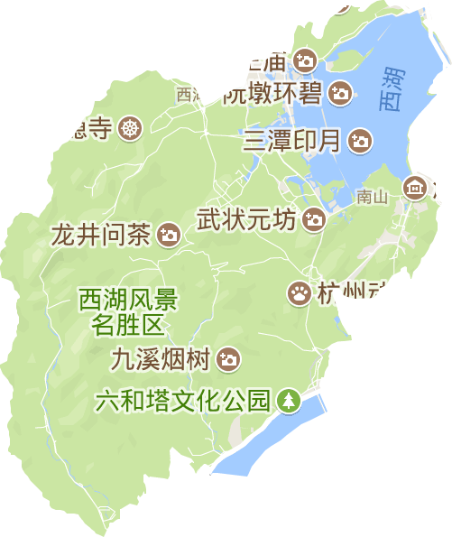 西湖街道电子地图