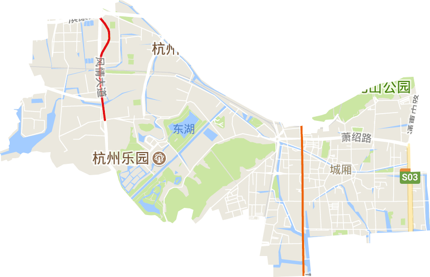 城厢街道电子地图