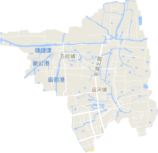 运河街道电子地图