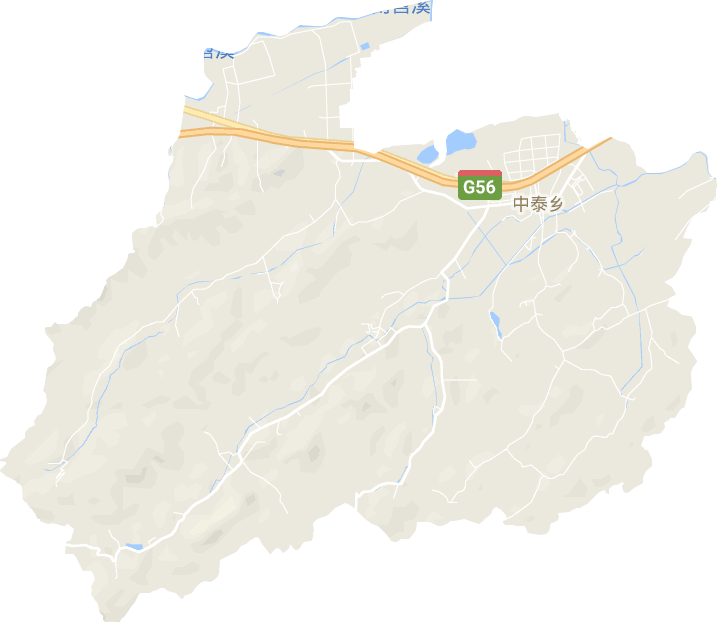 中泰街道电子地图