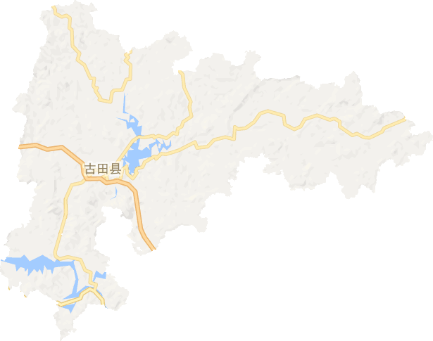 古田县电子地图