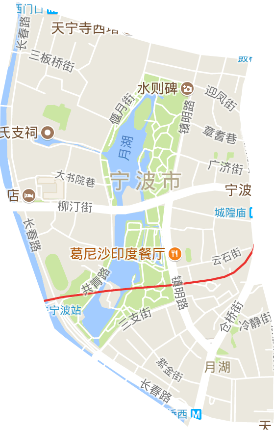 月湖街道电子地图