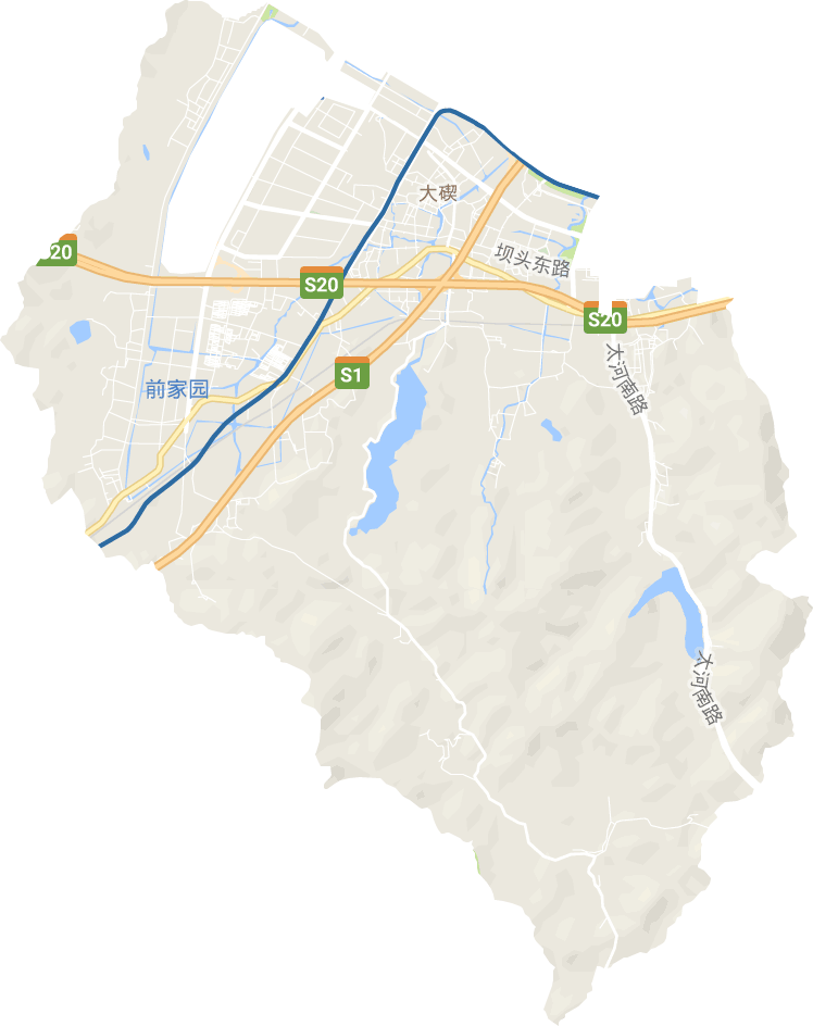 大碶街道电子地图