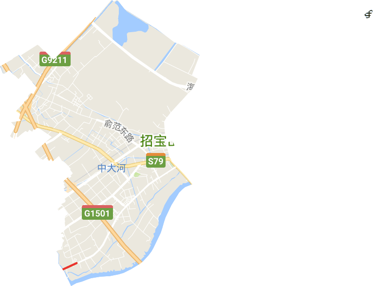 蛟川街道电子地图