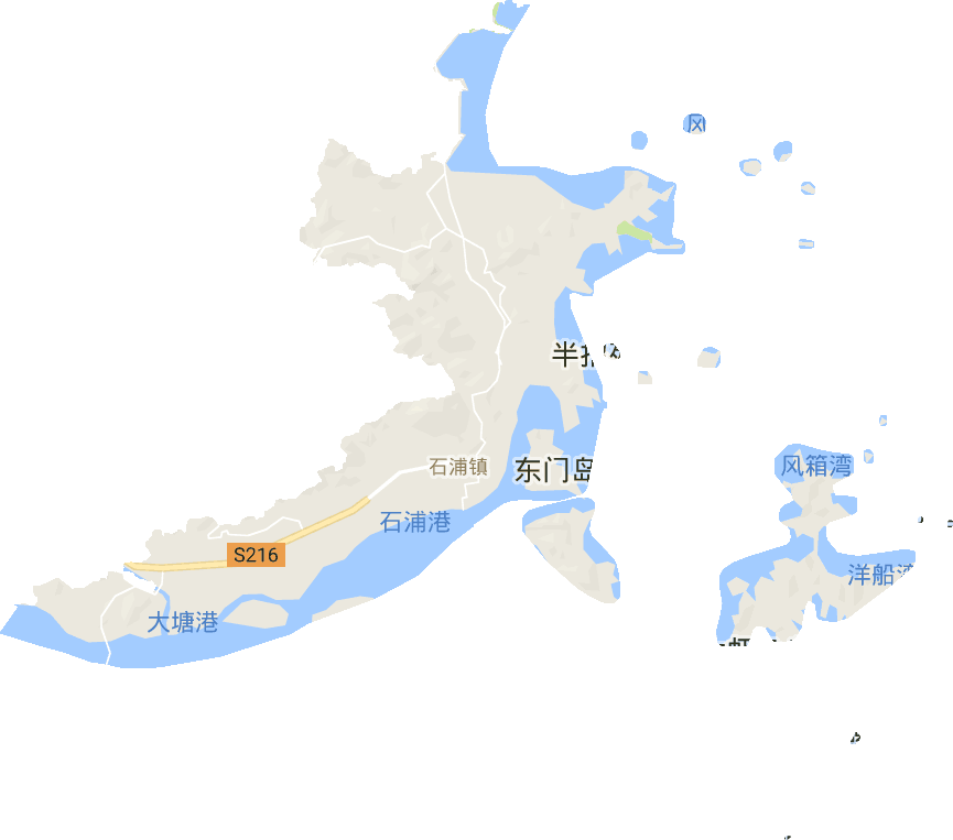 石浦镇电子地图