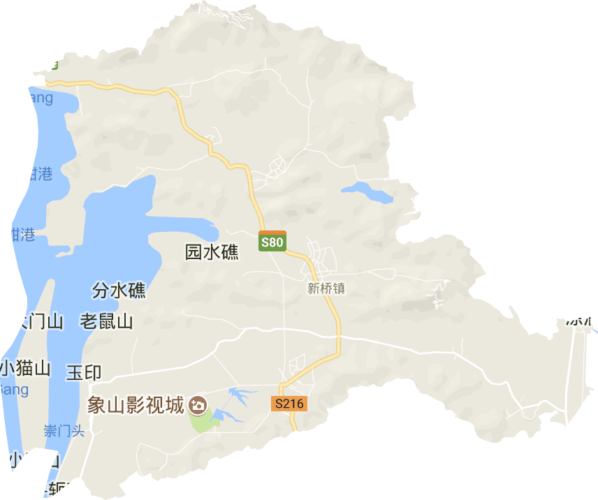 新桥镇电子地图