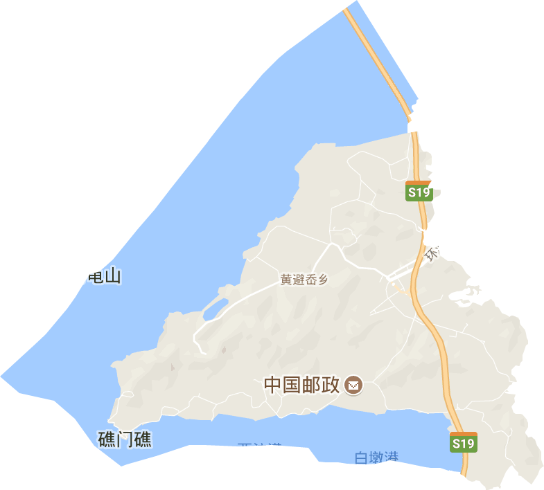 黄避岙乡电子地图