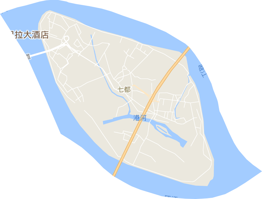 七都街道电子地图