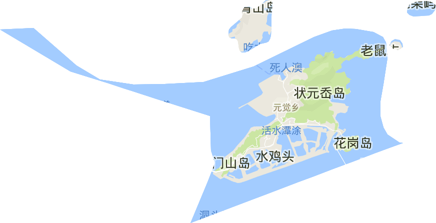 元觉街道电子地图
