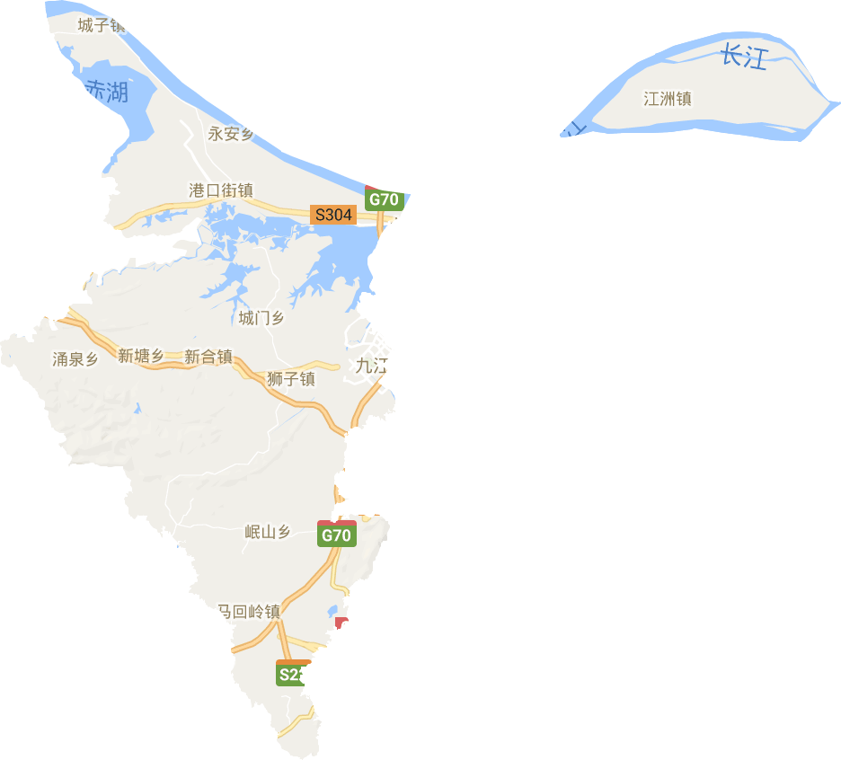 柴桑区电子地图