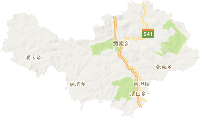 岩坦镇电子地图