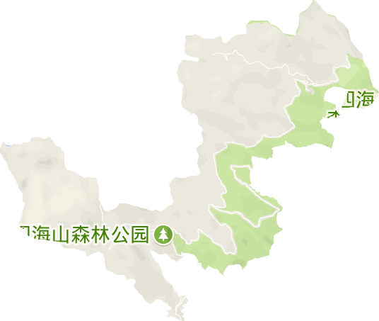 四海山林场电子地图