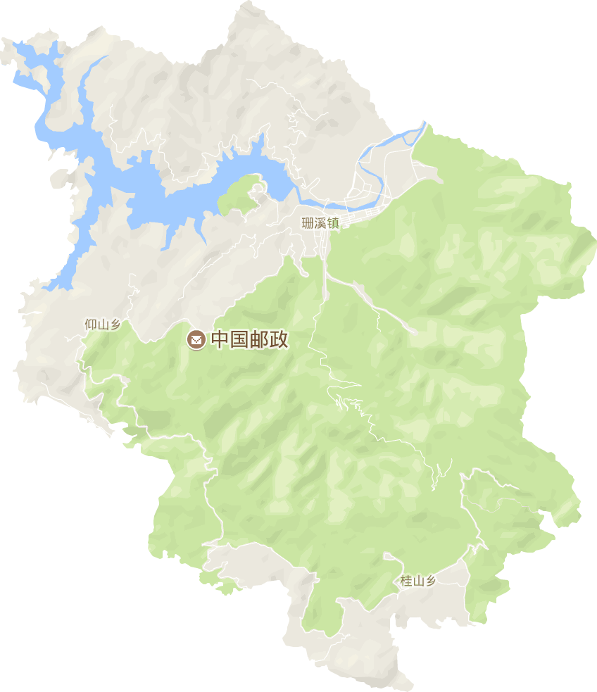 珊溪镇电子地图