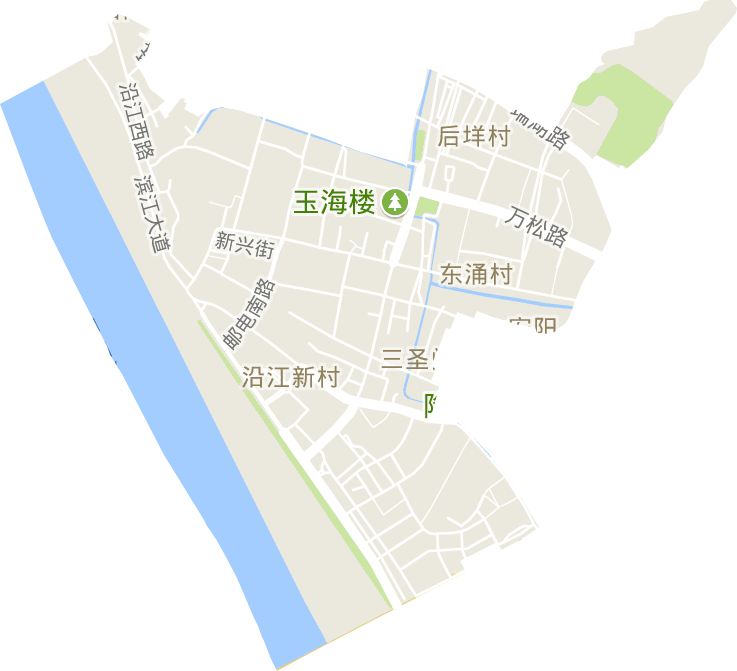 玉海街道电子地图